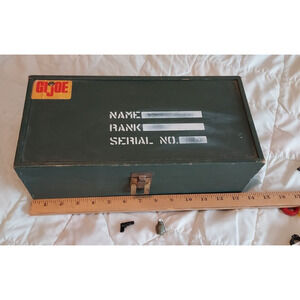 GI Joe Foot Locker Wood 1964 w/ Grenade And Pistol EUC detailed w/ropes